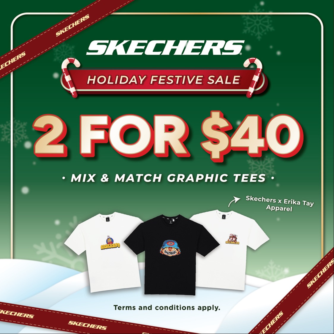 Fresh tees for the festive season! 