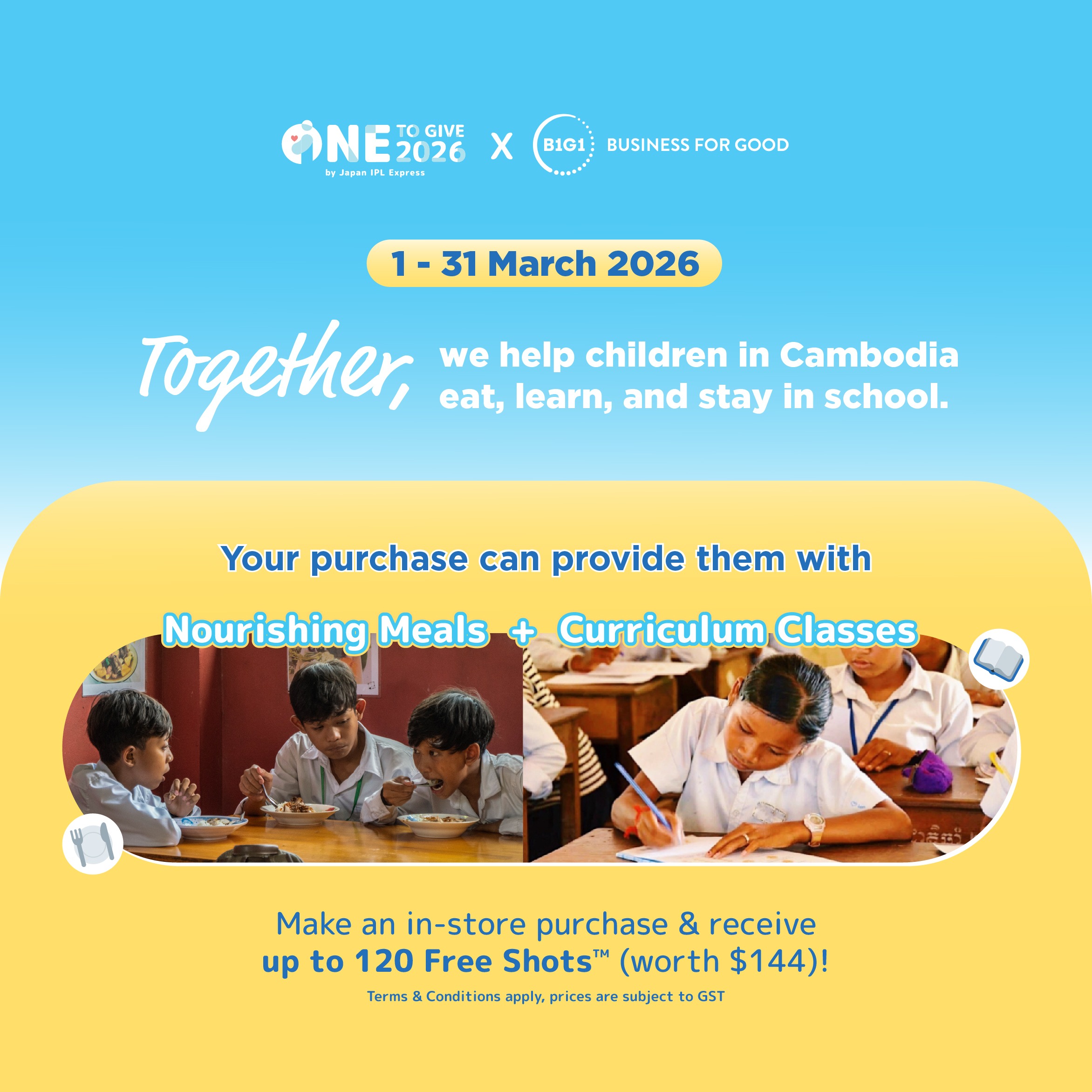 Japan IPL Express — One-To-Give Charity Drive 2026