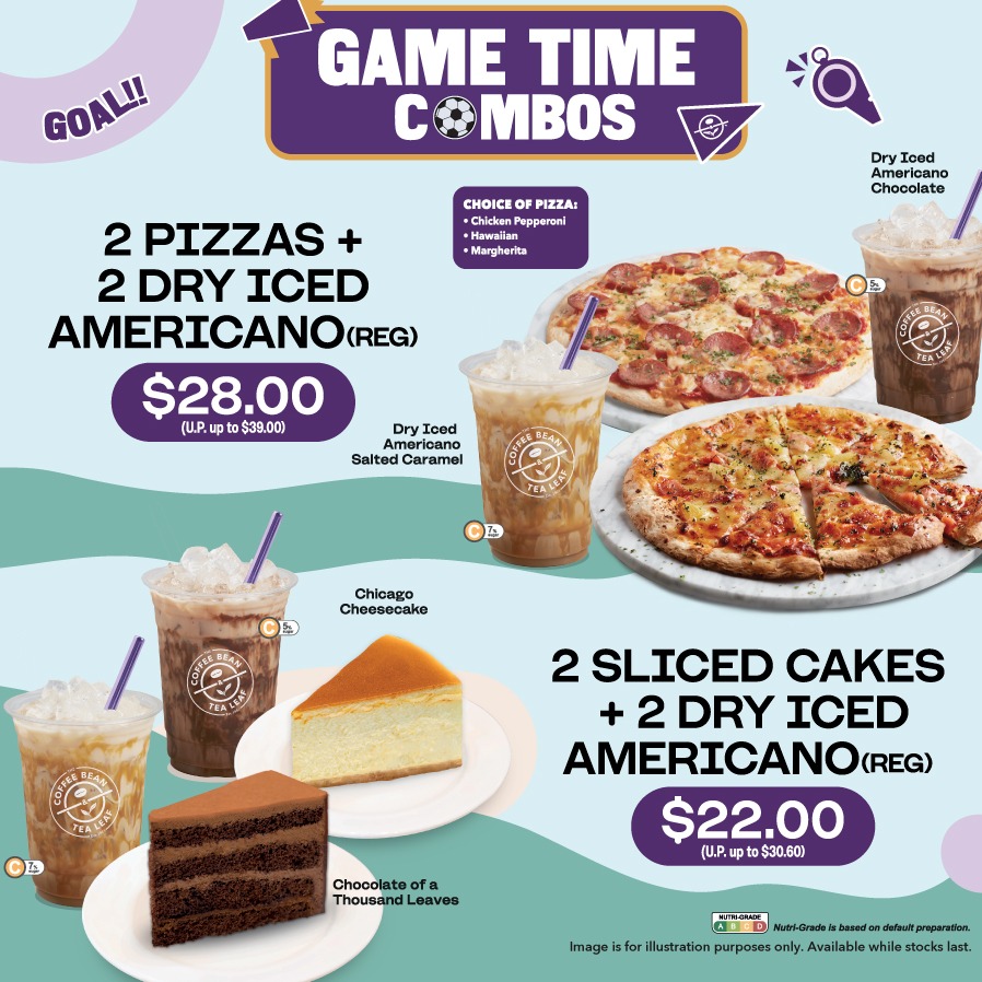Kick Off the Football Fever with #CoffeeBeanSG’s Game Time Combos 🤩🙌🏻
