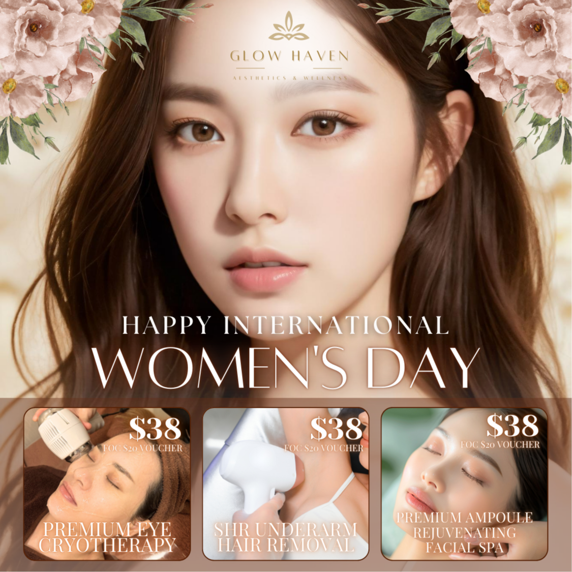 Glow Haven 2026 International Women's Day Promotion