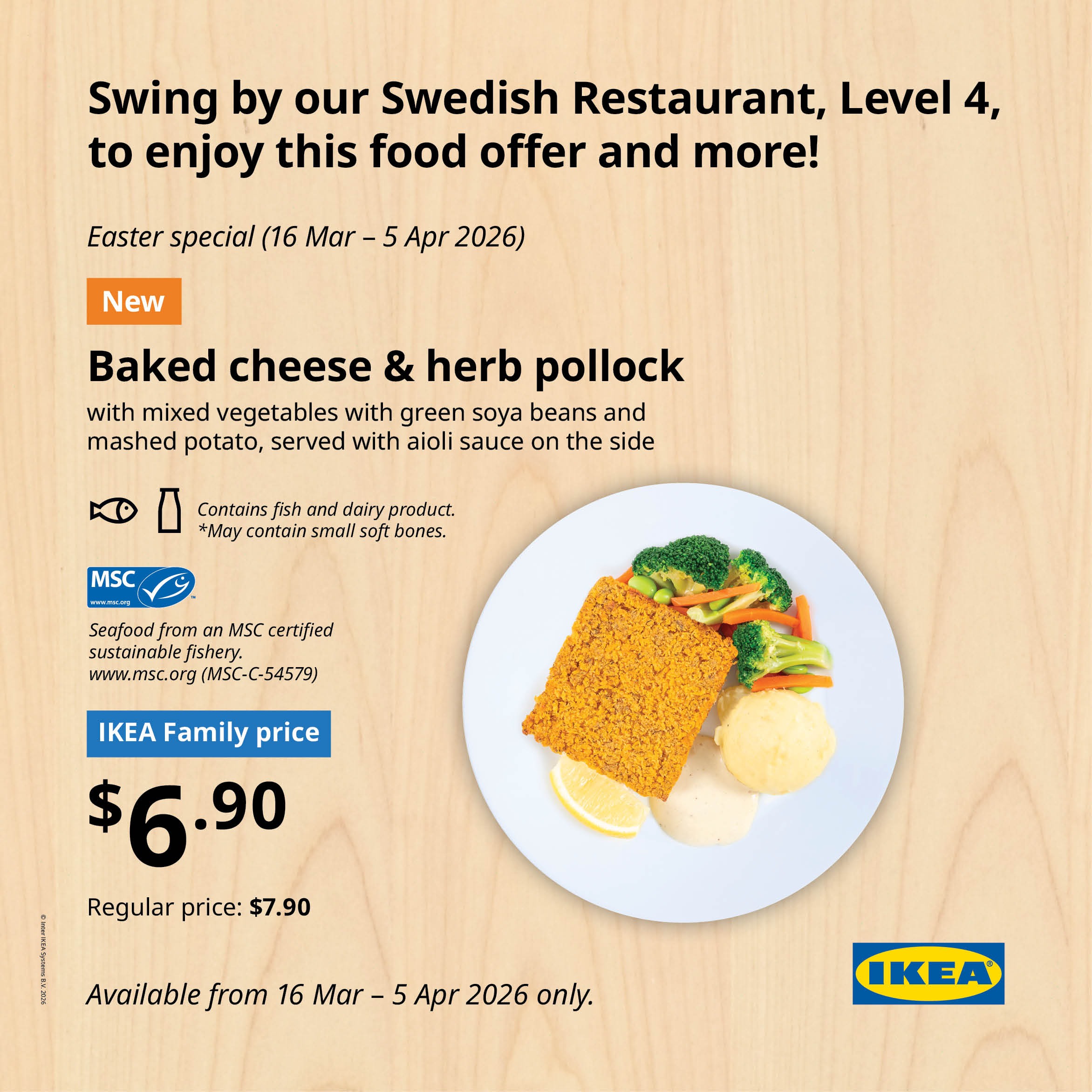 Enjoy new dish specials at IKEA