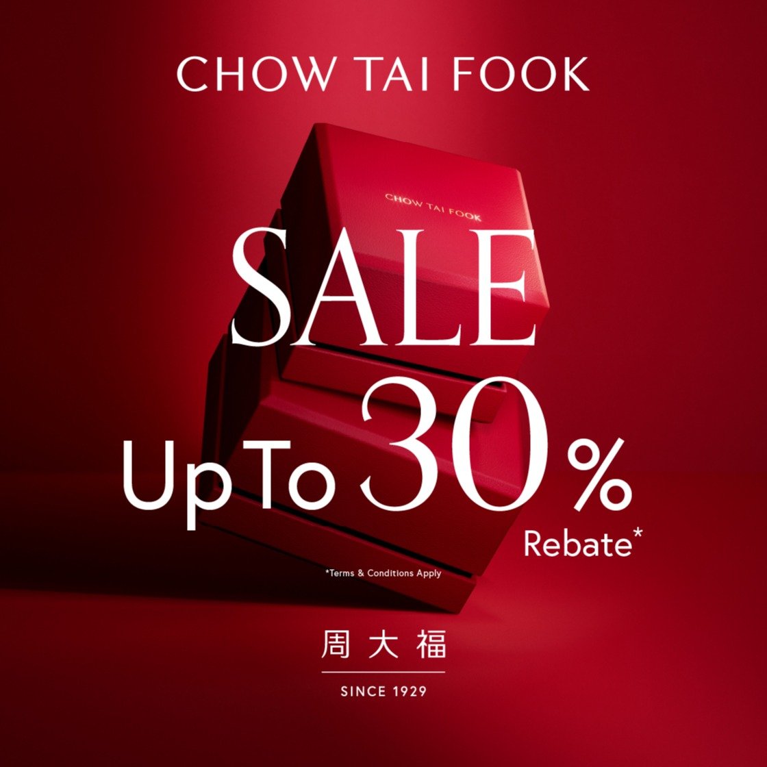 Chow Tai Fook Mega Sale 2025 is Back!